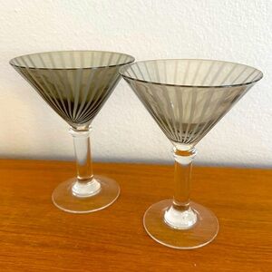 Excellent Condition - Pier 1 - Martini Glasses- set of 2